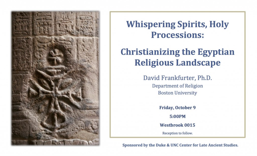 "Whispering Spirits, Holy Processions" Flier